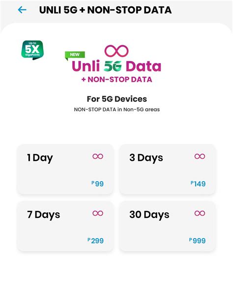 Smart Unli 5G Data Promos: Unlimited 5G With No Data .